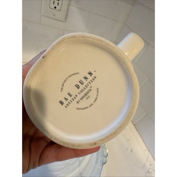 FIGHTER White Coffee Mug by Magenta. Rae Dunn Artisan Collection Design. - Picture 10 of 10